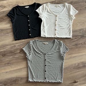 Bundle 3 Madewell tops